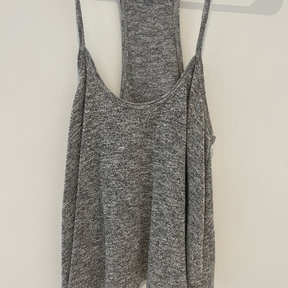 American Eagle Heathered Grey Tank Top - Picture 1 of 3